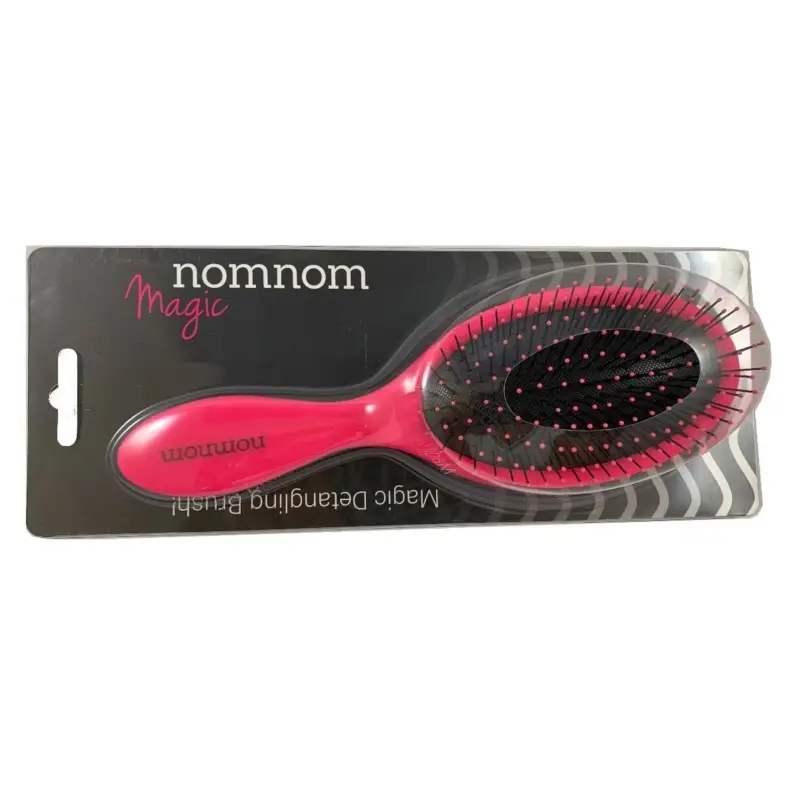 nom nom Magic Detangling Brush Pink - Ny lansering